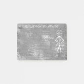 Botschaft von Vater Vater - Helden des Grausteins Post-it Klebezettel (Vorderseite)