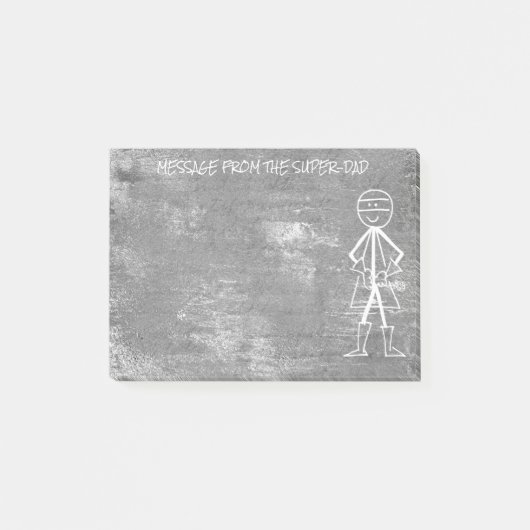 Botschaft von Vater Vater - Helden des Grausteins Post-it Klebezettel (Vorderseite)