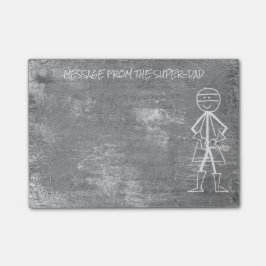 Botschaft von Vater Vater - Helden des Grausteins Post-it Klebezettel