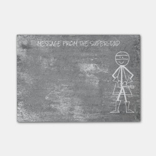 Botschaft von Vater Vater - Helden des Grausteins Post-it Klebezettel