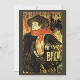 Botschafter, Aristide Bruant von Toulouse Lautrec