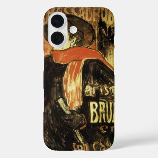 Botschafter, Aristide Bruant von Toulouse Lautrec Case-Mate iPhone Hülle (Rückseite)