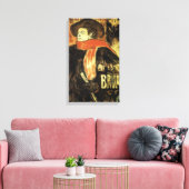 Botschafter, Aristide Bruant von Toulouse Lautrec Leinwanddruck (Insitu (Wohnzimmer))