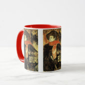 Botschafter, Aristide Bruant von Toulouse Lautrec Tasse (Vorderseite Links)