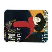 Botschafter, Artistide Bruant von Toulouse Lautrec Magnet (Horizontal)