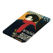 Botschafter, Artistide Bruant von Toulouse Lautrec Magnet (Linke Seite)