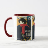 Botschafter, Artistide Bruant von Toulouse Lautrec Tasse (Links)
