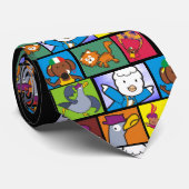 Botschafter Bird Character Tie Krawatte (Gerollt)