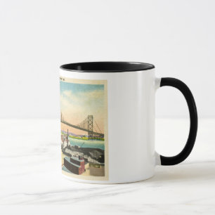 Botschafter Bridge Detroit, Michigan Vintag Tasse