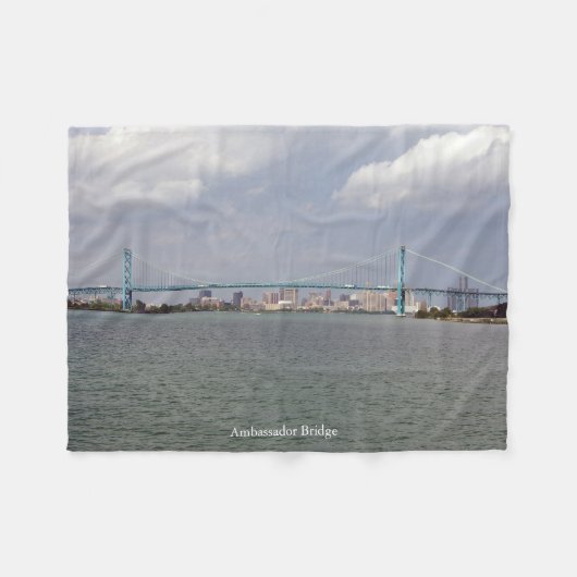 Botschafter Bridge Fleece Decke (Vorderseite (Horizontal))