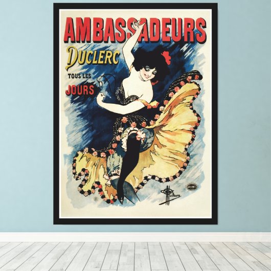 Botschafter Leinwanddruck (Insitu (Holzboden))