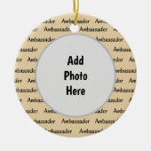 Botschafter Scout Christmas Ornament (Vorne)