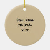 Botschafter Scout Christmas Ornament (Hinten)