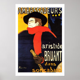 Botschafter von Henri de Toulouse-Lautrec-Plakat Poster