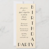 Botschafter Yvette Guilbert von Steinlen Birthday Einladung (Rückseite)