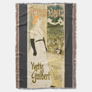 Botschafter Yvette Guilbert von Theophile Steinlen Decke
