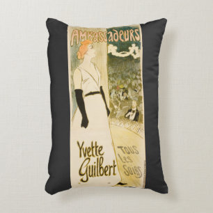 Botschafter Yvette Guilbert von Theophile Steinlen Dekokissen