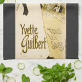 Botschafter Yvette Guilbert von Theophile Steinlen Geschirrtuch (Gefaltet)