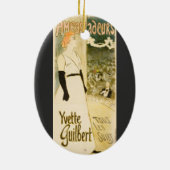 Botschafter Yvette Guilbert von Theophile Steinlen Keramik Ornament (Hinten)