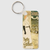 Botschafter Yvette Guilbert von Theophile Steinlen Schlüsselanhänger (Vorderseite)