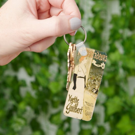 Botschafter Yvette Guilbert von Theophile Steinlen Schlüsselanhänger (Hand)