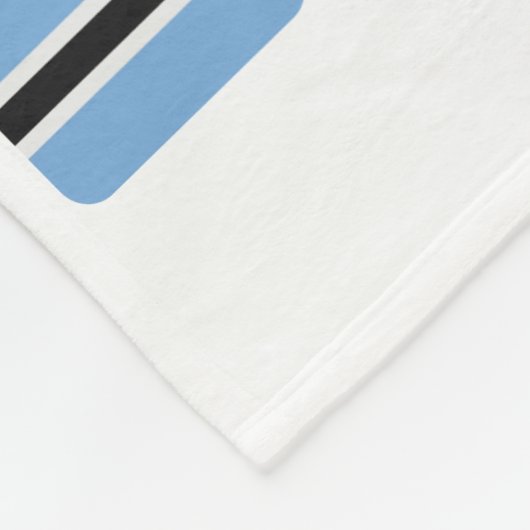 Botsuana-Afrika Fleecedecke (Ecke)