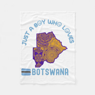 Botsuana-Afrika Fleecedecke
