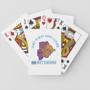 Botsuana-Afrika Spielkarten