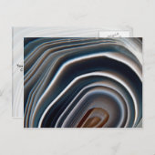 Botsuana-Agate Postkarte (Vorne/Hinten)