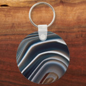 Botsuana-Agate Schlüsselanhänger (Vorderseite)