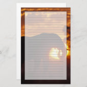 Botsuana, Chobe National Park, Bull Elephant Briefpapier (Vorne/Hinten)