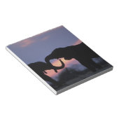 Botsuana, Chobe National Park, Elefanten Notizblock (angewinkelt)