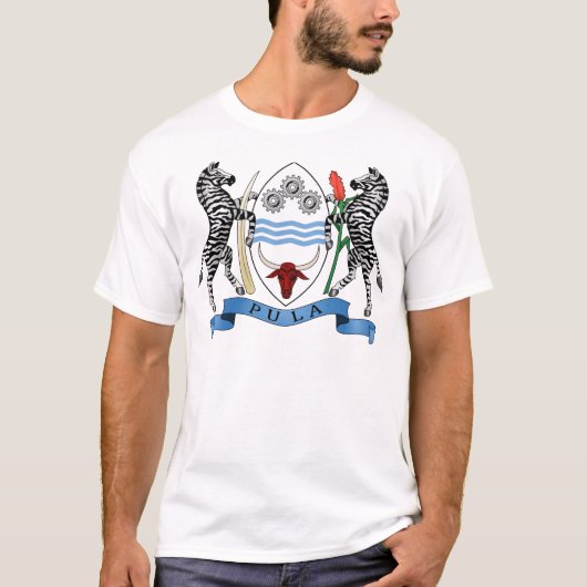 Botsuana-Emblem T-Shirt (Vorderseite)