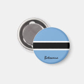 Botsuana-Flagge & Afrika - Reise-/Sportfans Magnet (Vorderseite/Rückseite)