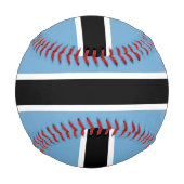 Botsuana-Flagge (Botsuana) Baseball (Rückseite)