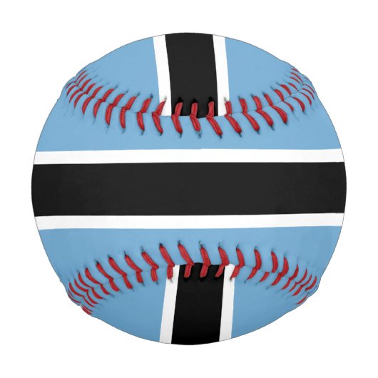 Botsuana-Flagge (Botsuana) Baseball (Rückseite)