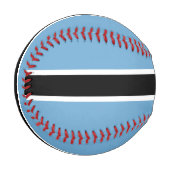 Botsuana-Flagge (Botsuana) Baseball (Vorderseite Links)