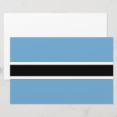 Botsuana-Flagge (Botsuana) Briefpapier (Vorne/Hinten)