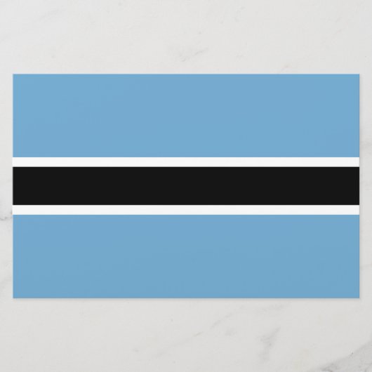 Botsuana-Flagge (Botsuana) Briefpapier (Vorderseite)
