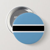 Botsuana-Flagge (Botsuana) Button (Vorne & Hinten)