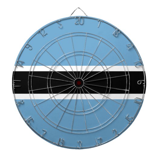 Botsuana-Flagge (Botsuana) Dartscheibe (vorne)
