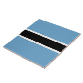 Botsuana-Flagge (Botsuana) Fliese (Seite)