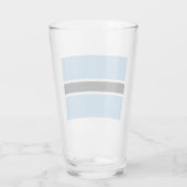 Botsuana-Flagge (Botsuana) Glas (Rückseite)