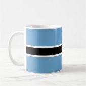 Botsuana-Flagge (Botsuana) Kaffeetasse (Links)