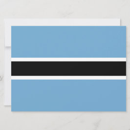 Botsuana-Flagge (Botsuana) Karte