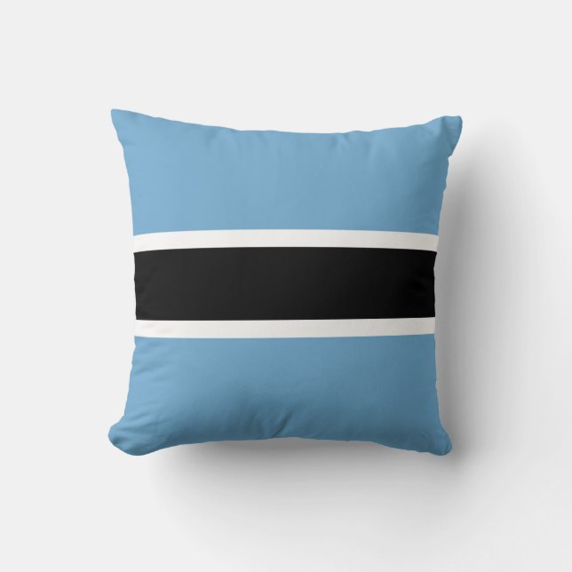 Botsuana-Flagge (Botsuana) Kissen (Vorderseite)