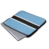 Botsuana-Flagge (Botsuana) Laptopschutzhülle (Vorne Knopf)