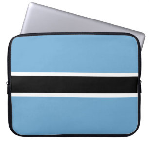 Botsuana-Flagge (Botsuana) Laptopschutzhülle