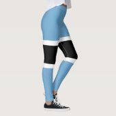 Botsuana-Flagge (Botsuana) Leggings (Rechts)