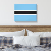 Botsuana-Flagge (Botsuana) Leinwanddruck (Insitu (Schlafzimmer))
